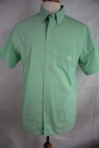 CHAPS Men&#39;s Short Sleeve Cotton Button Down Shirt size L  - £13.47 GBP