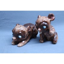 Vintage Kreiss Large Bear Cub Salt &amp; Pepper Shakers Japan Hand Painted 1... - £27.23 GBP