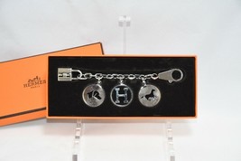 Hermes Kinderskate Adjustable size Olga Silver Charm Bag Amulets Palladium - $2,896.43