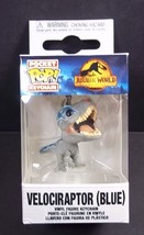 Funko Pocket Pop Jurassic World Dominion Velociraptor Blue Keychain Keyring - £7.60 GBP
