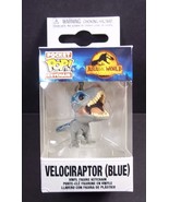 Funko Pocket Pop Jurassic World Dominion VELOCIRAPTOR BLUE Keychain Keyring - £7.54 GBP