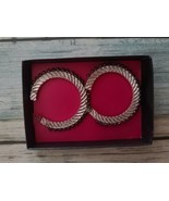 Avon ~ Beaded ~ Wrapped ~ 2" Hoop Earrings ~ Silver & Black  - €17,18 EUR Avon ~ Beaded ~ Wrapped ~ 2" Hoop Earrings ~ Silver & Black  - €17,18 EUR