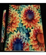 4X6 Notebook with Matching Pen - Rainbow Sunflowers - $5.00