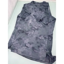 Lululemon Men Shirt L98-021/LTT Tie Dye Gray &quot;Better Everyday&quot; Short Sle... - £31.13 GBP