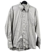 Kenneth Cole New York Mens Shirt Size 16.5 34-35 Gray Button Up Casual D... - $20.83