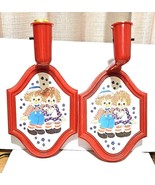 Set of 2 Vintage Raggedy Ann and Andy Plastic Wall Lamps Sconces RARE - $1,422.65 MXN