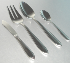 Wedgwood India 4 PC. Hostess Set 18/10 Stainless Steel Flatware Pointed ... - $39.50