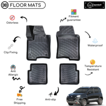 Custom Molded Rubber Floor Mat Fits For Fiat Panda Cross 2014 - Up Black Color - $86.76