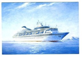 MS Crown Odyssey Postcard Royal Cruise Line  - £9.34 GBP