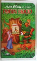 Disney Robin Hood Black Diamond Vhs 1991 Original Collectible Rare Tested - £20.77 GBP