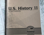 A Beka Academy Video Program US History 11 Video Manual  - $14.01