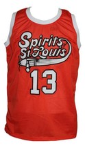 Moses Malone Custom Spirits of St Louis Aba Basketball Jersey Orange Any Size - £27.52 GBP+