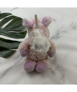 Warmies Intelex Microwavable Plush Stuffed Animal Purple Pink Unicorn Be... - $21.65 CAD