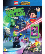 LEGO Justic league Cosmic Clash DVD Super Heroes Limited Edition w/ Minifigure - $14.95