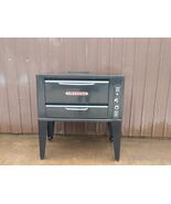 BLODGETT 901 NATURAL DECK GAS SINGLE PIZZA OVEN WITH  NEW STONE 6IN OR 2... - $2,272.05