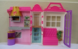 Barbie Cook ‘n Grill Restaurant Playset Fold Up - $15.83
