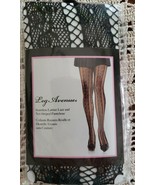 Leg Avenue Brand ~ Seamless Lattice Lace &amp; Net Stripe Pantyhose ~ One Si... - $282.30 MXN