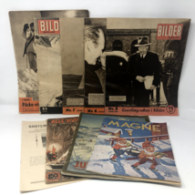 Lot of 9 Vintage Antique Norwegian Magazines Christmas WWII Era 1930&#39;s 1940&#39;s - £71.76 GBP