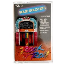 Rock N Roll Solid Gold Hits Vol 13 1990 Cassette Tape Vintage CBX6 - $14.99