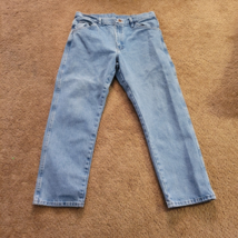 Rustler Jeans Mens 36x29 Straight Leg Relaxed Fit Denim Wash  - $10.89