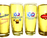 4 Hacker Pschorr Brau Superior Munich 0.5L German Beer Glasses - $24.95