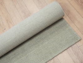 Handmade Olive Green Loop Luxe Color Handloom Rug For Living Room 150x245 cm - £311.50 GBP+