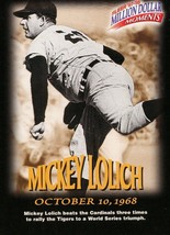 1997 Fleer Million Dollar Moments Mickey Lolich 33 Tigers - £0.77 GBP