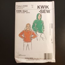 Kwik Sew 2269 Pattern Unisex Shirts Stretch Knits Kerstin Martensson Sz ... - £5.52 GBP