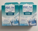 2 Pack - Fresh Guard Soak by Efferdent, 24 Packets Each Box - £24.37 GBP