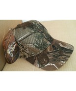 Realtree Realistic Woodland Camo Hunter&#39;s Baseball Cap Hat New W/Tag One... - $16.49 CAD