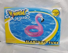 Pink Flamingo Floating Tube, 38" image 2