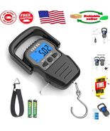 Accurate Digital Hanging Scale with Soft Grip Handle - Perfect for Outdo... - $315.55 MXN