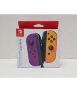 Nintendo Switch Joy-Con Controller Neon Purple Neon Orange New Sealed - $102.56 CAD