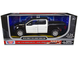 2019 Ford F-150 Lariat Crew Cab Pickup Truck Unmarked Plain Black and Wh... - $51.22