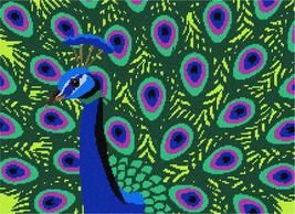 Pepita Needlepoint kit: Peacock, 17&quot; x 12&quot; - £99.08 GBP+