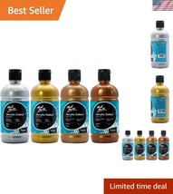 Multi-Surface 500ML Fast-Drying Acrylic Paint Set - Metallic Finish for ... - $1,372.93 MXN