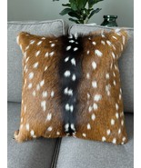 Axis Deer Pillow Case Size: 16&quot; X 16&quot; Axis Hide Pillow Cover CowhidesUSA - €178,46 EUR