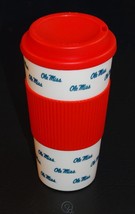 Ole Miss Rebels 16 Oz Plastic Tumbler Travel Cup Hot/Cold Coffee Mug No Spill - £4.50 GBP