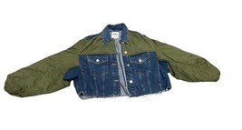 Zara Women’s Denim Jacket W/Puffer Sleeves Size XS EXCELLENT CONDITION  - $24.26