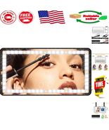 Dimmable Touch LED Car Vanity Mirror - Rechargeable Beauty Accessory for... - $590.63 MXN