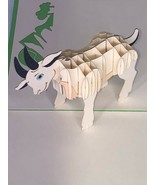 Goat 3D Pop Up Card Farm Yoga Animal Ranch Nature Old Goat Father&#39;s Day ... - £7.43 GBP