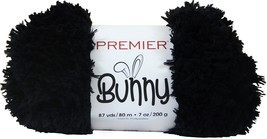 Premier Yarns Bunny Yarn-Black - £15.45 GBP
