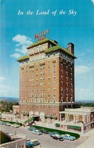 Std Chrome Postcard NC F245 In the Land of the Sky Battery Park Hotel Asheville - £5.92 GBP