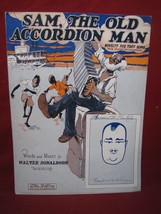 20&#39;s Vintage Sam The Old Accordion Man Sheet Music #104 - £19.77 GBP