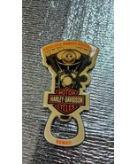 Harley Davidson Honolulu, Hawaii bottle opener fridge magnet - $371.23 MXN