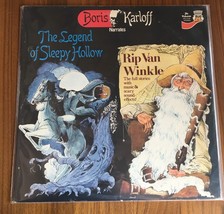 Boris Karloff  Narrates The Legend Of Sleepy Hollow Rip Van Winkle Record Album - £15.73 GBP