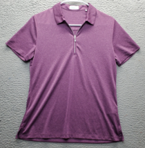 Callaway Golf Performance Polo Shirt Women&#39;s Medium Purple Short Sleeve ... - $24.47