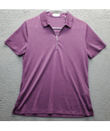 Callaway Golf Performance Polo Shirt Women&#39;s Medium Purple Short Sleeve ... - $24.47