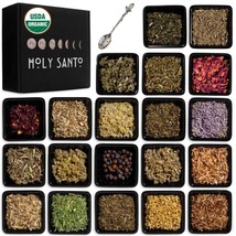 Witchcraft Dried Herbs Supplies 20 Organic Witch Herbs for Spells W Spoon NEW - £30.73 GBP