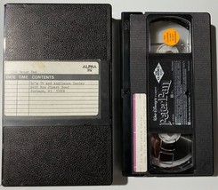 Peter Pan VHS 1990 Walt Disney&#39;s Classic Black Diamond Edition Tested - £1.53 GBP